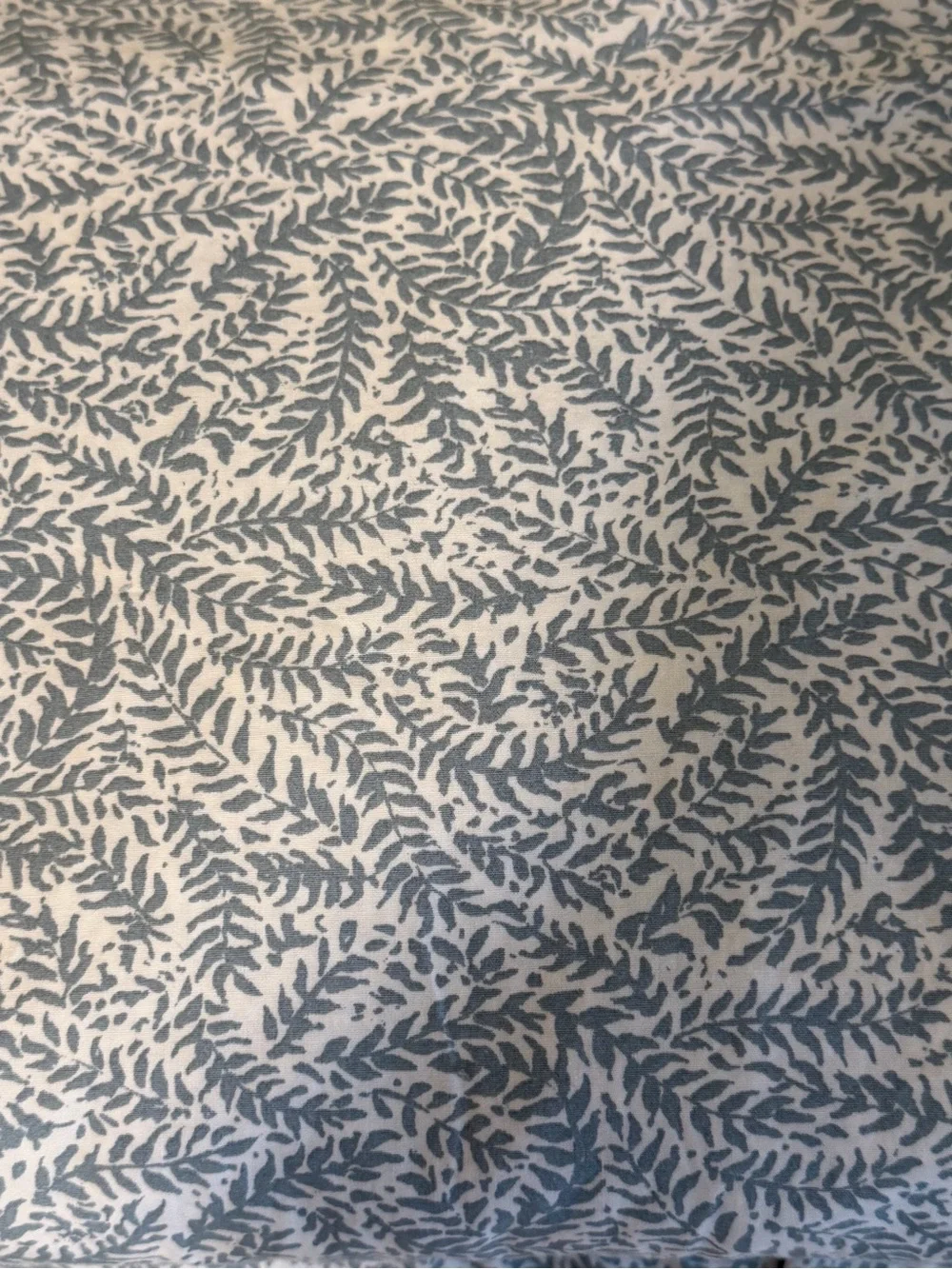 Threshold Light Blue Leaf-Print Cotton Quilt